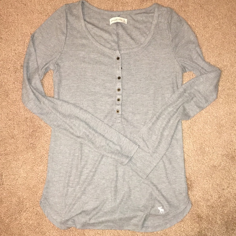 Abercrombie Long Sleeve Henley Top
